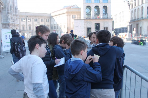 Itinerario Milano Medievale in piazza del Duomo